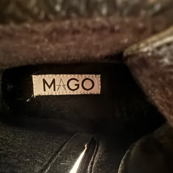 MAGO Dark Green Ankle Boots | Size 38 | US 7.5 - Picture 6 of 6